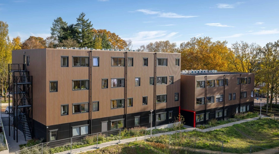 Kunststof kozijnen voor appartementencomplex Oosterbeek